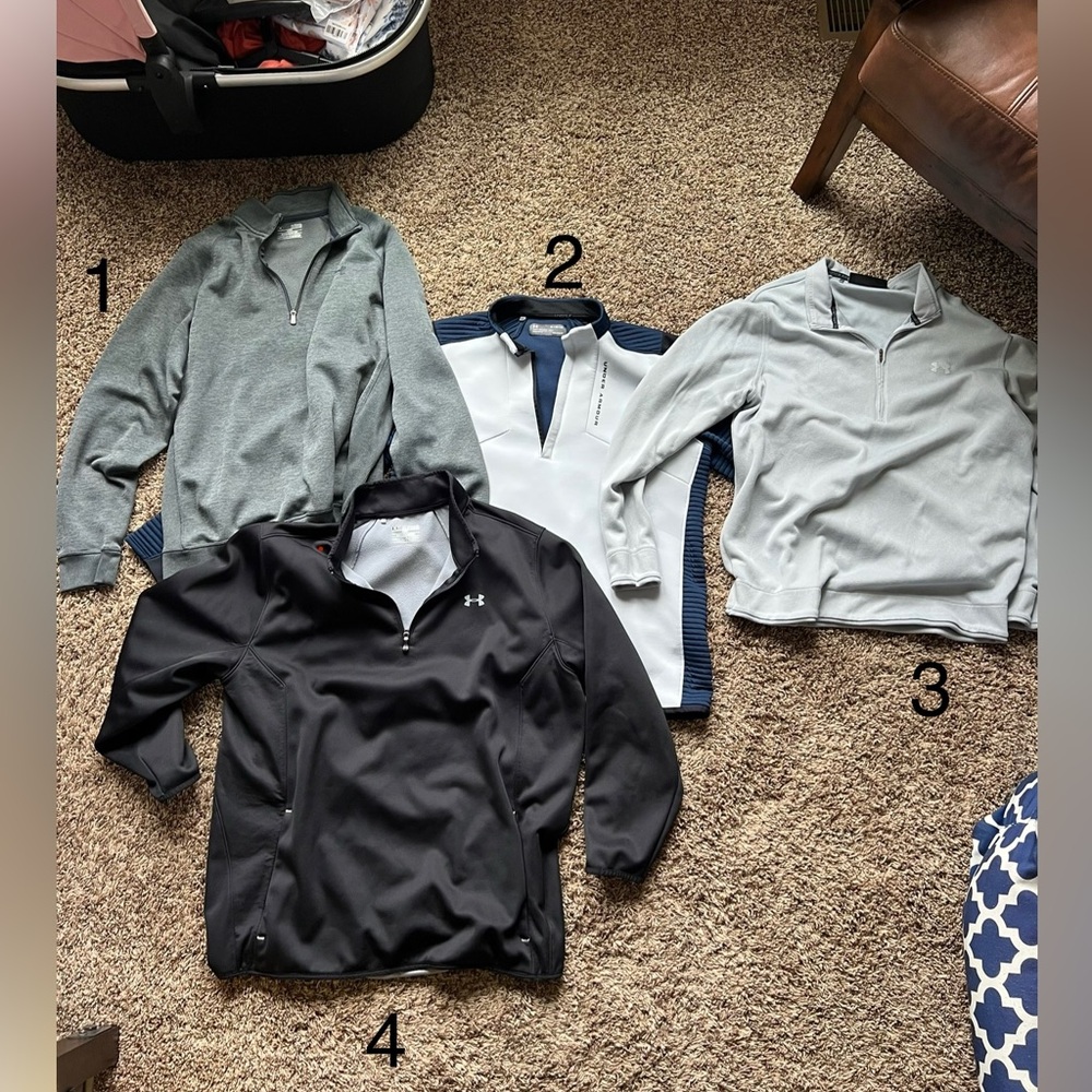 Under Armour Men's 1/4 Zip Pull-Overs